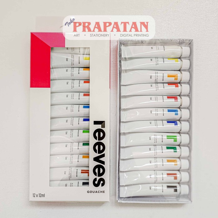 

TERLARIS Gouache Reeves set 12 warna