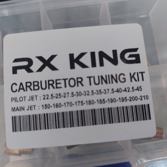 PAKET SPUYER PILOT JET MAIN JET LENGKAP KARBU RX KING DAN FIZR