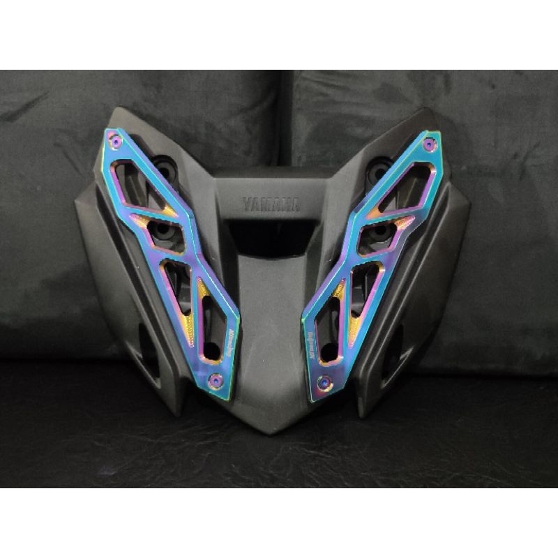 breket bracket windshield visor xmax new connected 2023