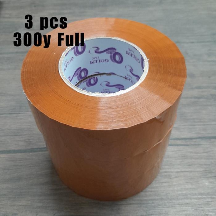 

Diskon 3Pcs Lakban Golem Tape 45Mm 300Y Full Cod