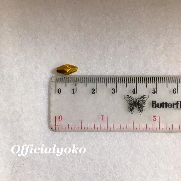 MANIK OVAL SILVER EMAS (30GRAM)