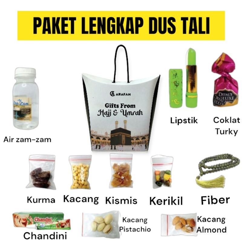 

FLASH SALE PAKET HEMAT LENGKAP OLEH OLEH HAJI UMROH KEMASAN DUS TALI. COKLAT ARAB, COKLAT TURKY ,
