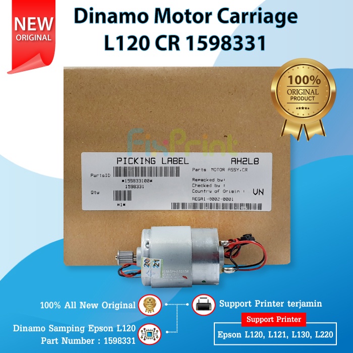 Dinamo Motor Epson L120 L130 L220 L360 Dinamo CR Epson L220 L360 Motor Carriage Samping L120 L130