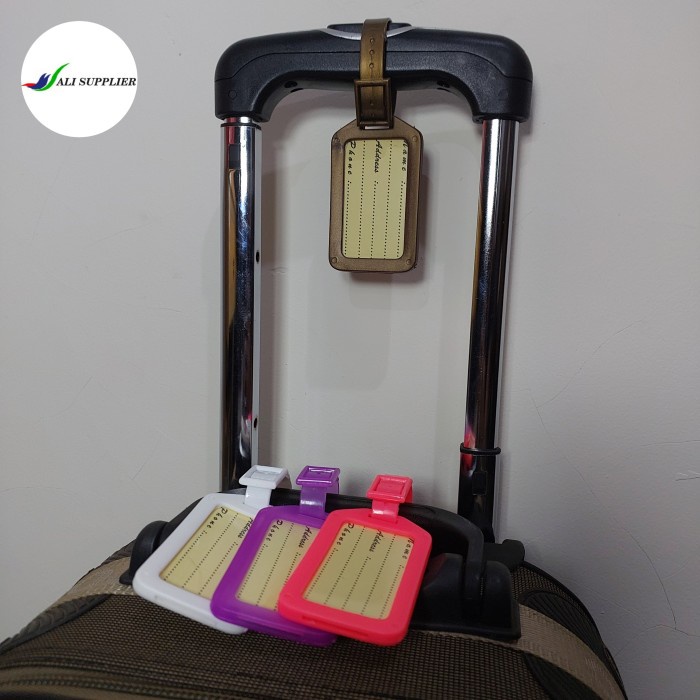 BAG TAG LUGGAGE TAG NAME TAG GANTUNGAN UNTUK DI KOPER ATAU TAS MURAH *