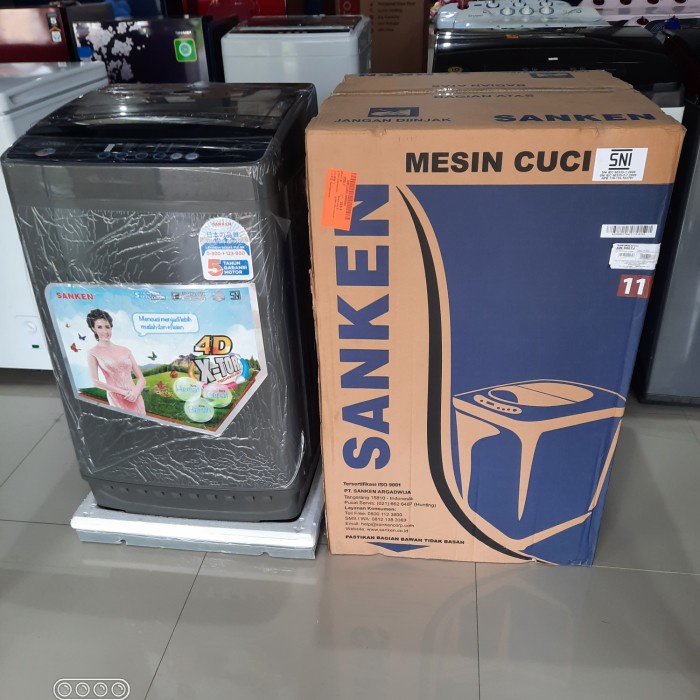Mesin Cuci 1 Tabung Sanken 8kg AW S807J