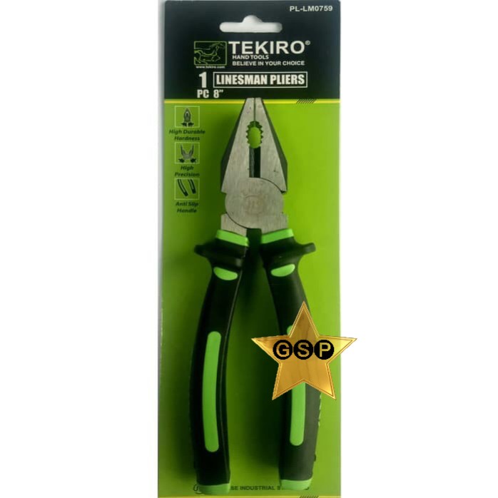 Tekiro Tang Kombinasi 8 Inch PL LM0759 TANG KOMBINASi
