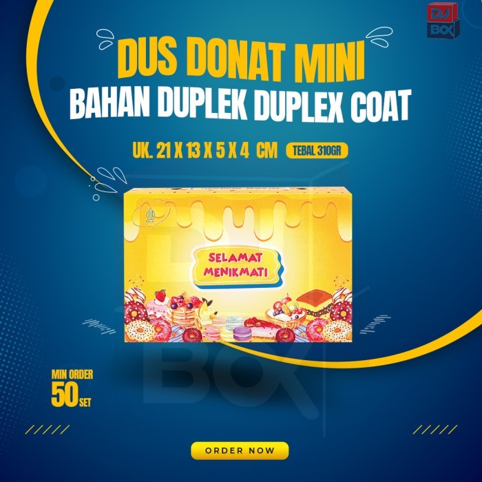(Expert) Dus donat martabak / Donat mini Ukuran. 2113,54 CM.