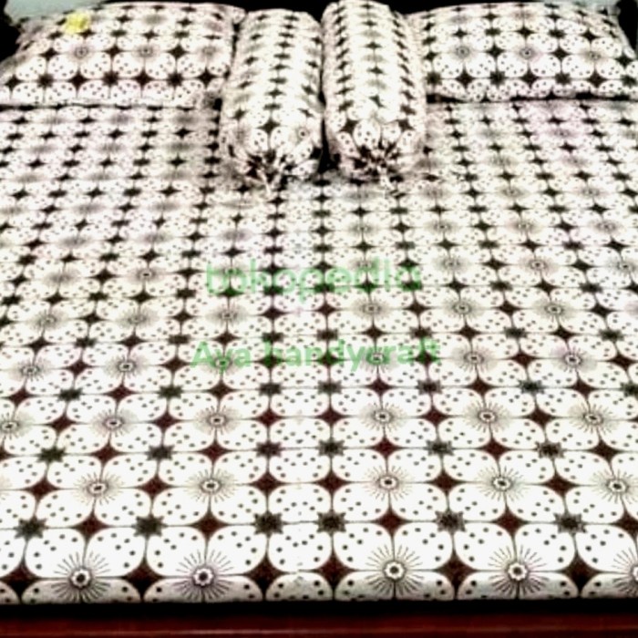 New Seprei Kawung Batik Solo 180X200 Original