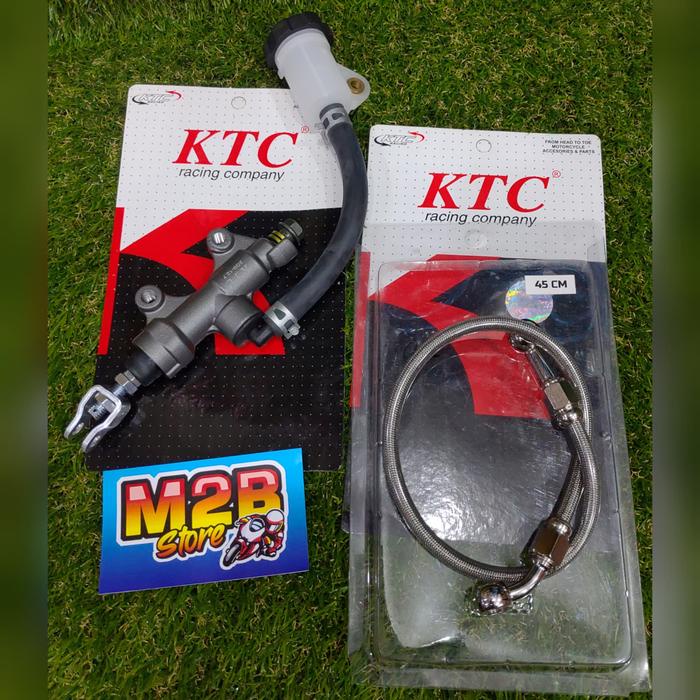 Master rem belakang + selang rem KTC R15 R25 CBR150 CBR250RR NINJA XSR