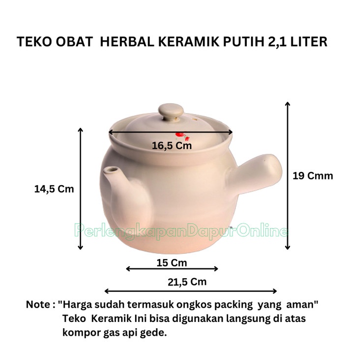 PANCI KERAMIK MASAK OBAT HERBAL