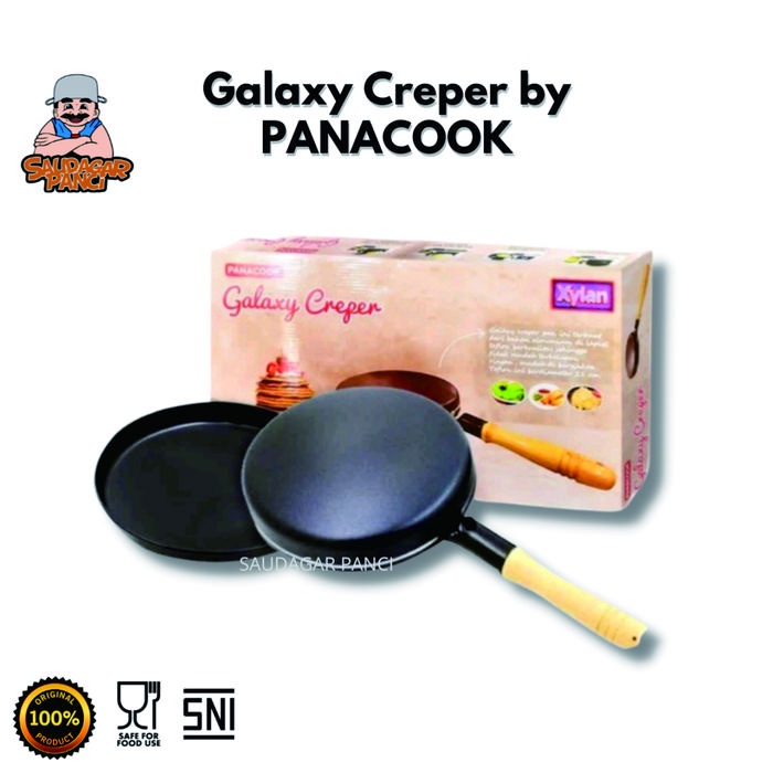 CREPES MAKER GALAXY PANACOOK 21 CM / WAJAN KULIT RISOL LUMPIA / WAJAN KWALIK / WAJAN KEBALIK