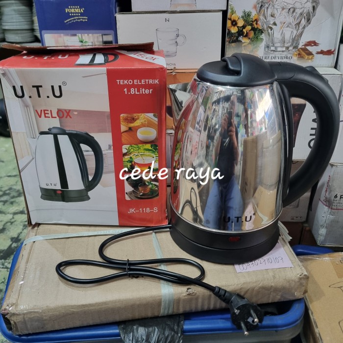 TEKO / CERET LISTRIK STAINLESS UTU VELOX 1.8 LITER