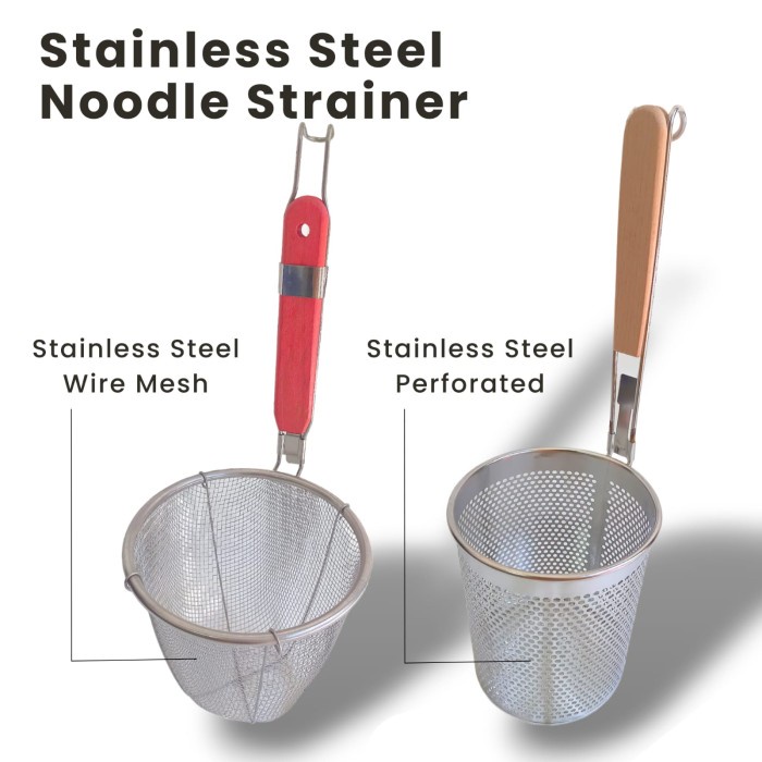 SARINGAN MIE STAINLESS STEEL NOODLE STRAINER