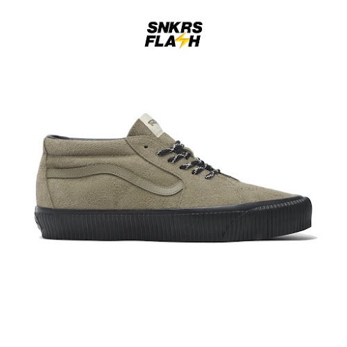 VANS Premium Sk8 Mid Reissue 83 Lx Creep Gothic Olive Sepatu Sneakers Pria - VN000CQQCUQ - Size 45