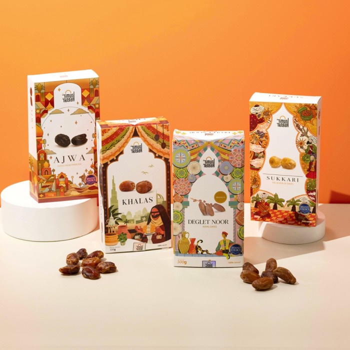 

Special Edition Kurma Ajwa, Kurma Sukkari, Kurma Tunisia Tangkai 500Gr