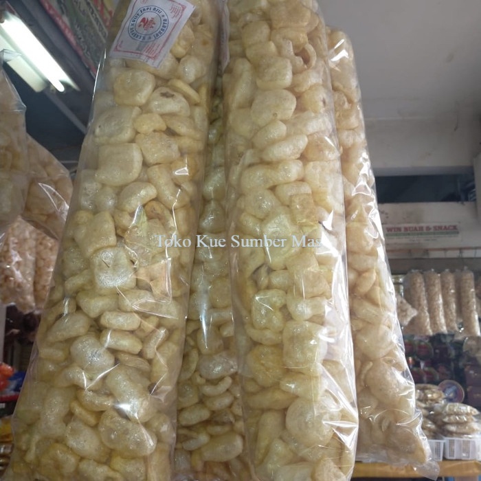 

A Kerupuk Kulit 250 Gr / Murah Enak Halal / Krupuk Jangek / Rambak /Dorokdok Kerupuk Kulit Sapi /