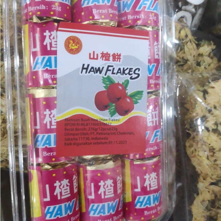 

A Haw Flakes Manisan Sanca Permen Kemasan Besar