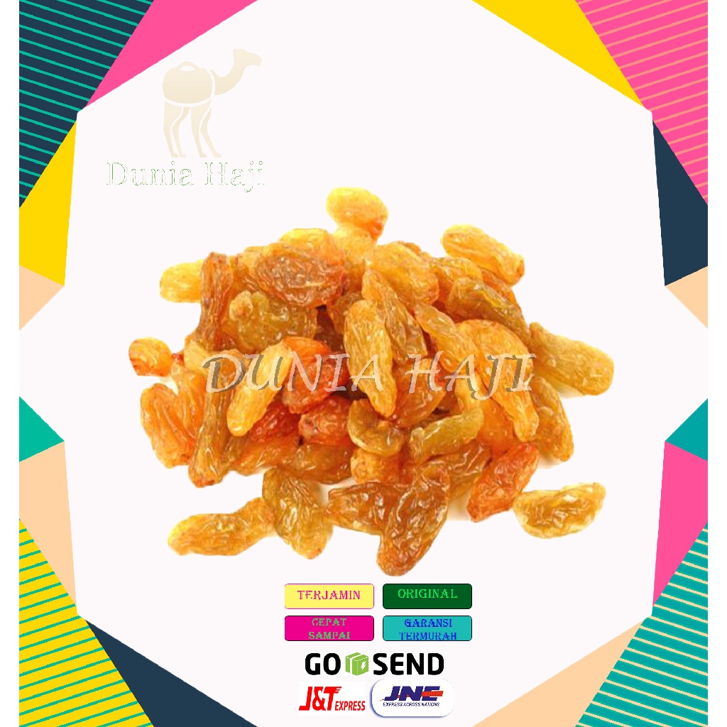 

A Kismis Anggur Golden Raisin / Kismis Asam Manis Raisin Star Untuk Oleh Oleh Haji Dan Umroh
