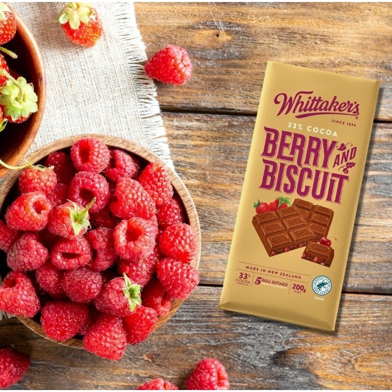 

A Coklat Whittakers Dark Ghana Peppermint Milk Almond Hazelnut Fruit Nut Berry Biscuit Whittaker