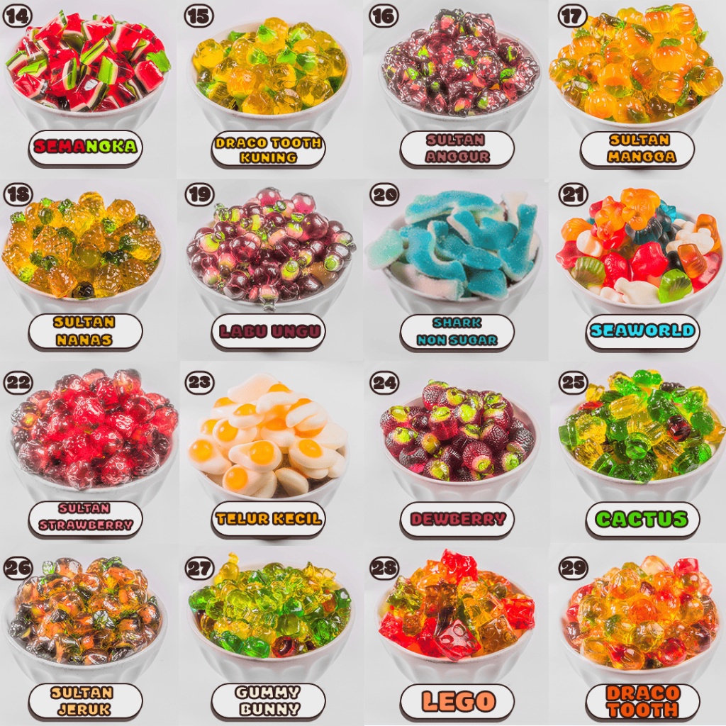 

A [Magicjellys] 250Gram Permen Yupi Candy Gummy Jelly Viral [Toples][Mix Gabisa Request]