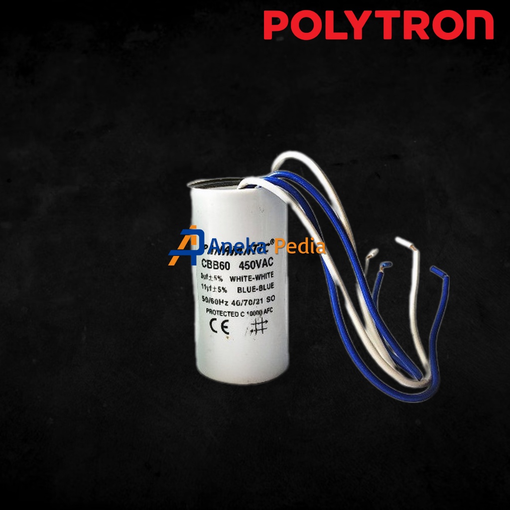 terbaru- 4+10 uF Kapasitor POLYTRON 9,5 Kg PWM 951 9555 9556 9567 CAPACITOR Mesin Cuci 2 Tabung PWM9