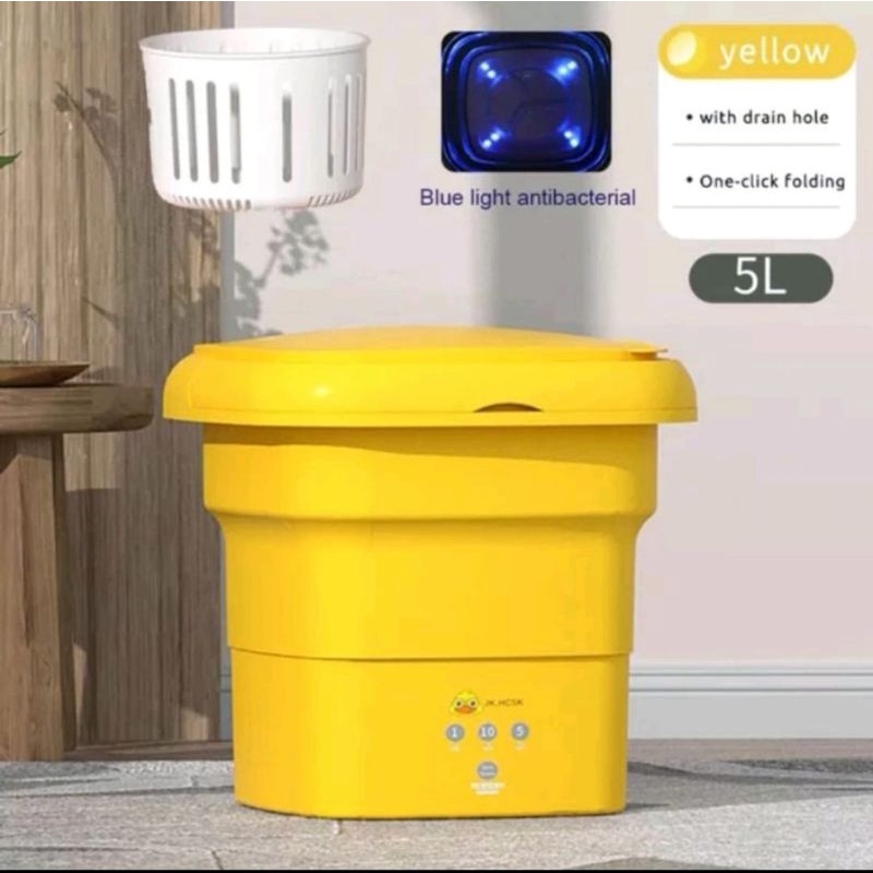 terbaru- Mesin cuci lipat portabel/Folding portable washing machine Mesin cuci lipat 2.8 L