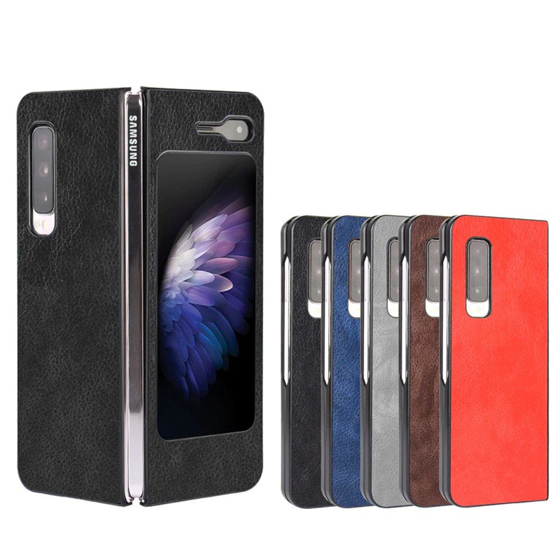 TerLengkapDong- Case Samsung Galaxy Z Fold 1 Leather Book Case Full Protection Case Samsung Galaxy Z