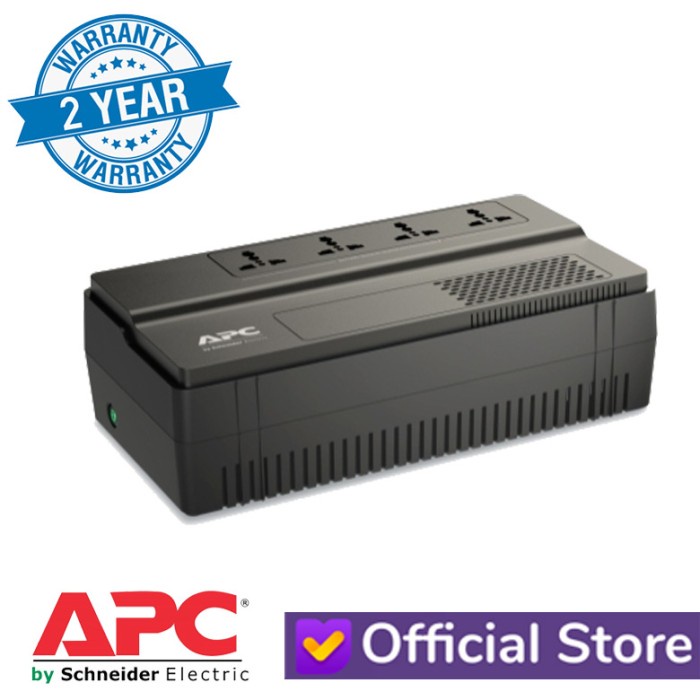 UPS APC BV500iMS BV500i-ms 500VA 300W Bisa Backup 1 PC biasa