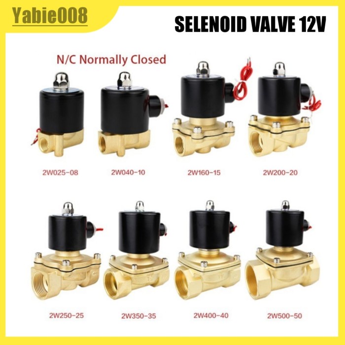 CUCI GUDANG..!! SELENOID VALVE 12V DC/SOLENOID VALVE 12VOLT DC