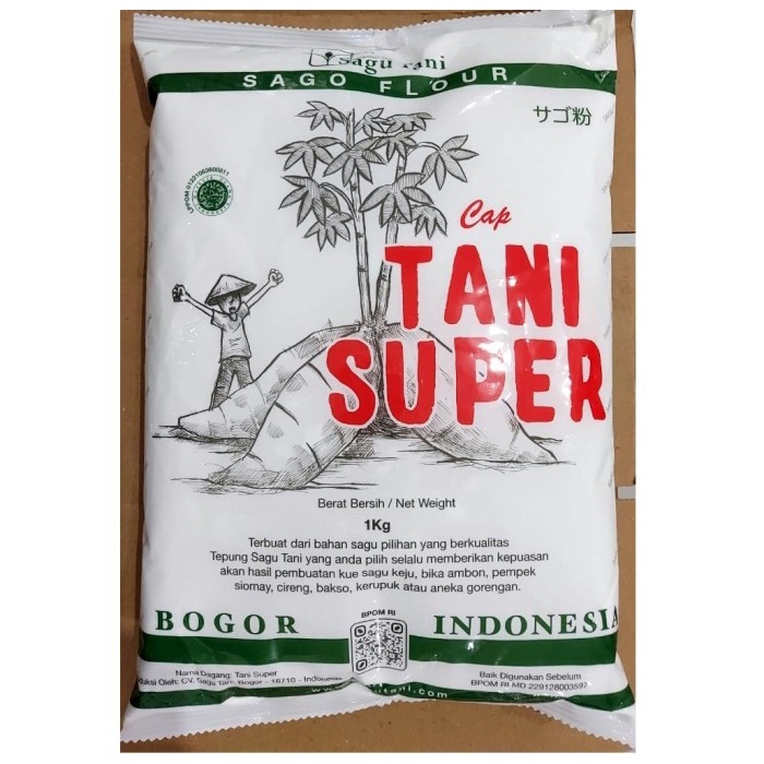

(TopSeller) TEPUNG SAGU TANI SUPER 1 KG Asli Bogor