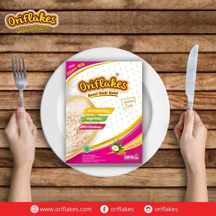 

(TopSeller) oriflakes umbi garut 350 gram