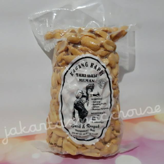 

A Kacang Kapri Cap Tari Bali Meman Asli Bali Gurih Bawang Putih