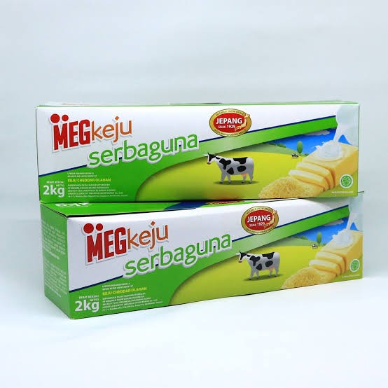 

(TopSeller) Meg Keju Cheddar Serbaguna 2 kg