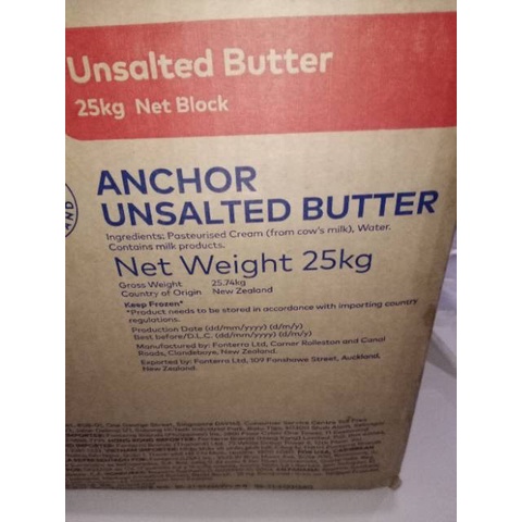 

(TopSeller) Butter Anchor Unsalted_Salted 500gr