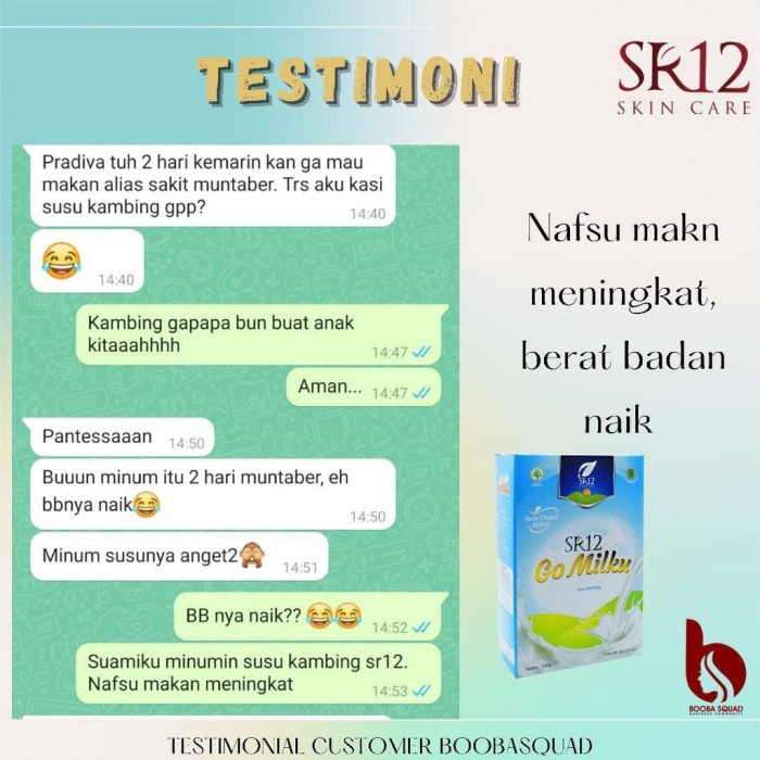 

(TopSeller) Gomilku SR12 Susu Gemuk Badan Penambah Berat Badan Suplemen Tepat untuk Anak dan Dewasa