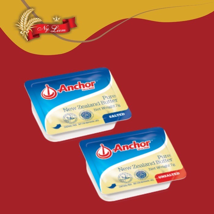 

(TopSeller) ANCHOR UNSALTED Minidish Pure New Zealand Butter 24 x 7 gram