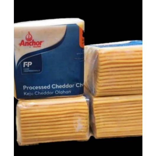 

(TopSeller) Anchor Cheddar Cheese Slice l Keju Cheddar