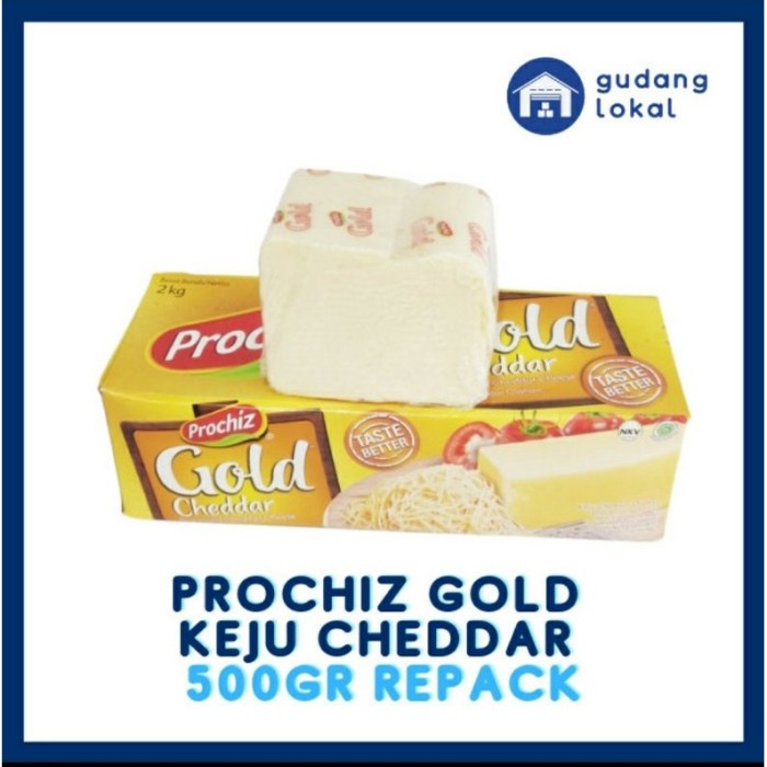

(TopSeller) Keju Cheddar Prochiz Gold 500Gr