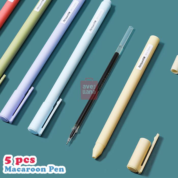 

Pulpen Macaron Gel 0.5Mm Isi 5 - Ballpen Warna Macaroon - Pen Office School Supplies Plastik Kantor