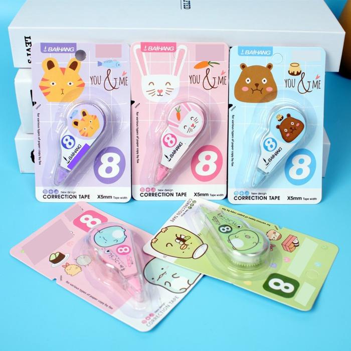 

Mss (Cod) Correction Tape Students Stationary School Supplies 8M Multiple Color Tipe-X Karakter Lucu