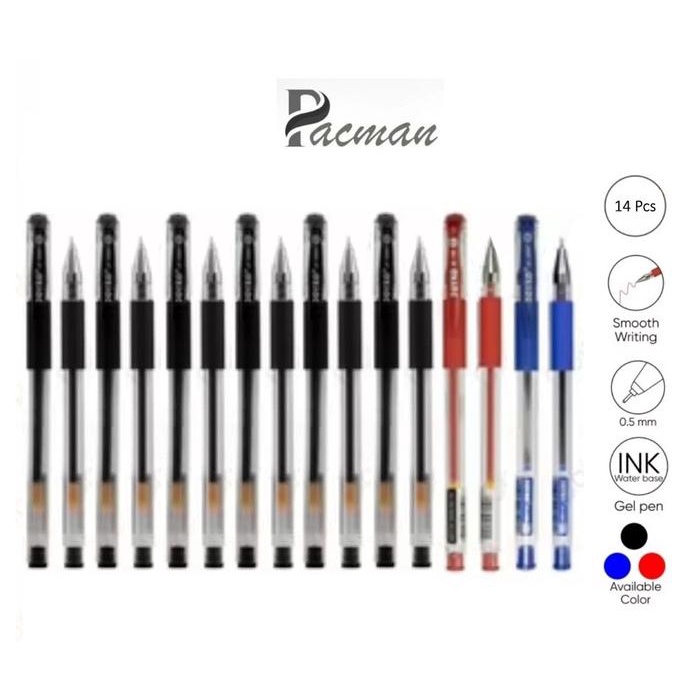 

1 Box 14 Pcs Pulpen Gel Pacman Rs 999 Promo 14 Pcs