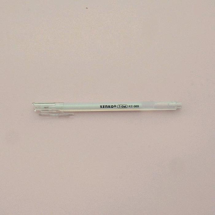 

Pulpen Gell Putih, Emas/Gellpen Withe,Gold Gold Pena Gel