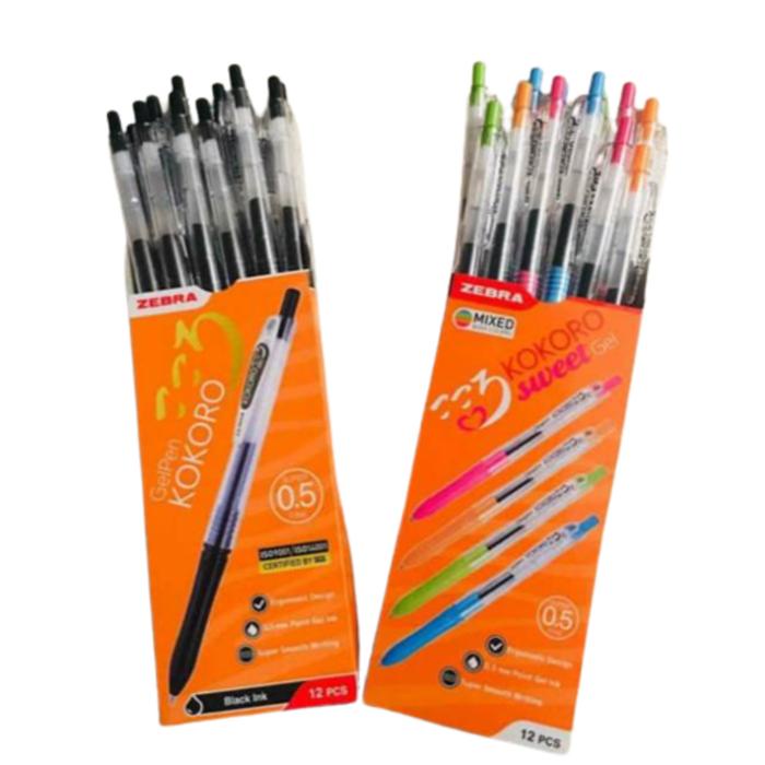 

Bolpen Kokoro Gel Zebra Black / Sweet Colour 0.5