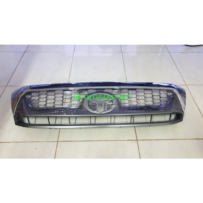 Grill Ram Radiator Depan Hilux Vigo 2009-2011 Lis Chrome Krom Nhf
