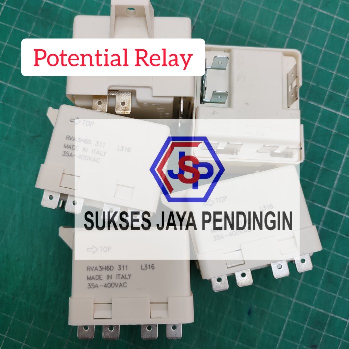 POTENTIAL RELAY RVA3H6D 311 35A - 400VAC