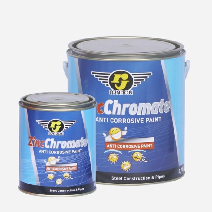 Cat Dasar Zinc Chromate Rj London Primer Green/Anti Corrosive Paint