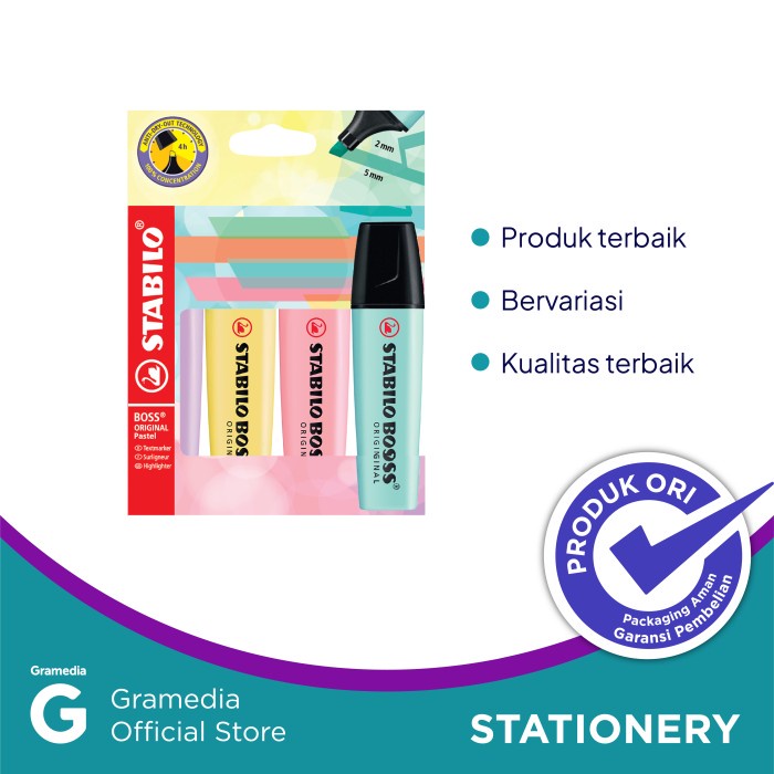 

pintar- Stabilo Boss Pastel Set 4