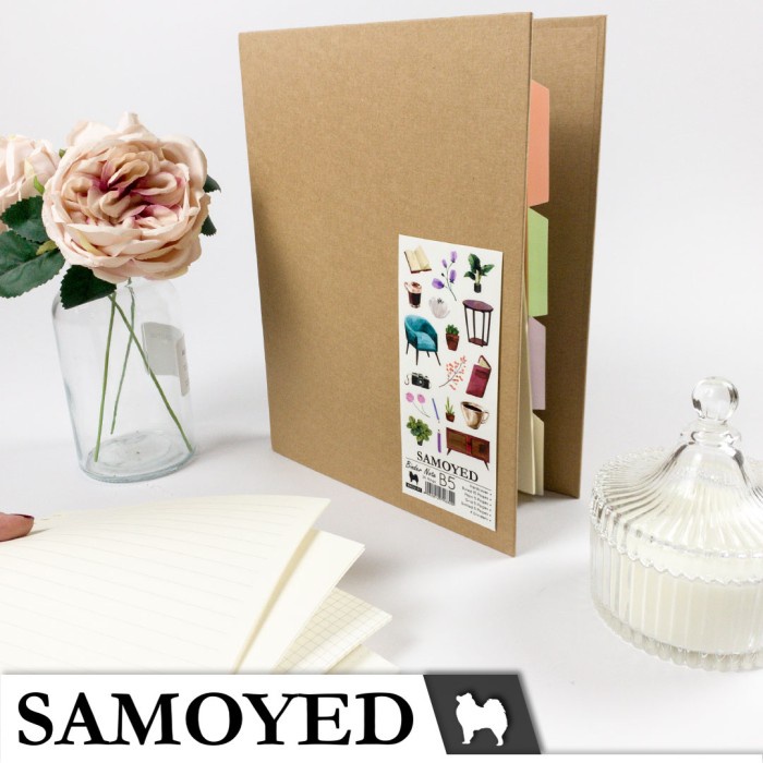 

pintar- Binder Note / Loose Leaf Binder B5 - 26 Ring Samoyed BNSV-51