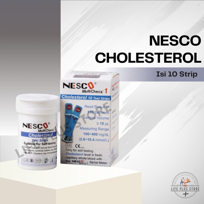 Strip Nesco Kolesterol / Stik Nesco Kolesterol Strip Kolesterol Nesco