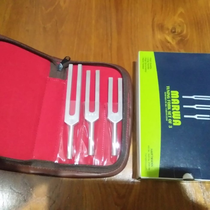 Garpu tala set 3, tuning fork, garputala 512 Hz 1024 Hz, 2048 Hz